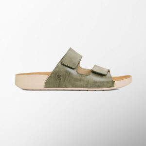 Ортопедични обувки | Дамски ортопедични чехли Positano Зелен Мъх - Suave | Ортотех